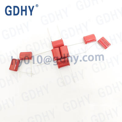 0.86UF 864J400V P15 Metallized CBB Polypropylene Film Capacitor Red Color