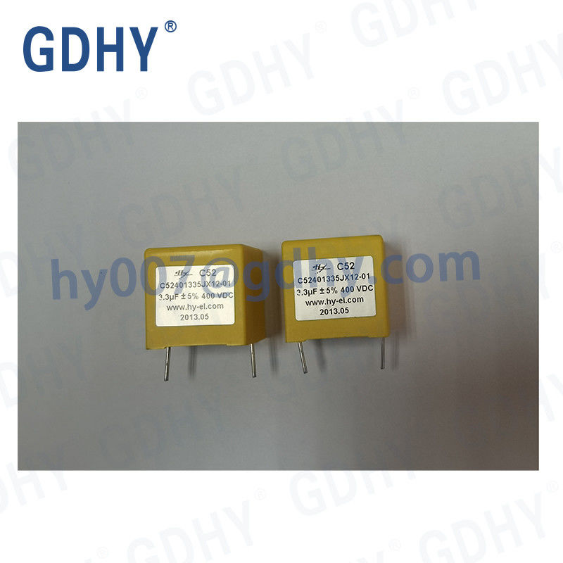 C52 3.3UF/400V Polypropylene Film Capacitor safety performance